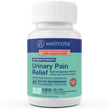 WELMATE Pain Relief - Phenazopyridine 99.5mg, 120 Tablets (Generic AZO)