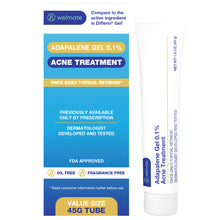 WELMATE Skin Care - 0.1% Adapalene Gel, 1.6oz (Generic Differin)