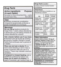 SDA LABS Laxatives - Sennosides 8.6mg & Docusate Sodium 50mg, 120 Tablets (Generic Senokot-S)