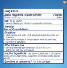 GAS X Extra Strength Gas Relief - Simethicone 125mg, 120 Softgels