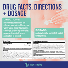 WELMATE Pain Relief - 5% Lidocaine Cream, 2oz