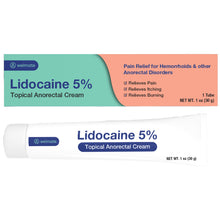 WELMATE Pain Relief - 5% Lidocaine Cream, 1oz