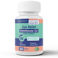 WELMATE Extra Strength Gas Relief - Simethicone 125mg, 365 Softgels (Generic Gas-X)