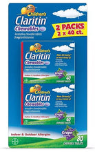 CLARITIN Allergy Relief - Loratadine 5mg, 80 Children's Chewable Tablets