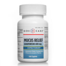 GERICARE Cough & Cold - Guaifenesin 400mg, 100 Caplets (Pack of 2)