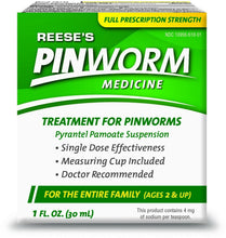 REESE'S Pinworm Treatment - Pyrantel Pamoate 144mg/mL, 1oz