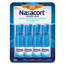 NASACORT Allergy Relief - Triamcinolone 55 mcg, 16.9 mL Nasal Spray (Pack of 4)