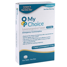 MY CHOICE Sexual Health - Levonorgestrel 1.5mg, 1 Tablet (Generic Plan B)