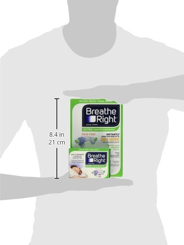 Breathe Right Nasal Strips, Extra Strength Clear, For Sensitive Skin, 72 ct.