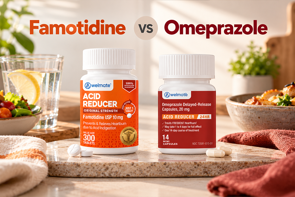 Famotidine vs. Omeprazole: What’s the Difference?