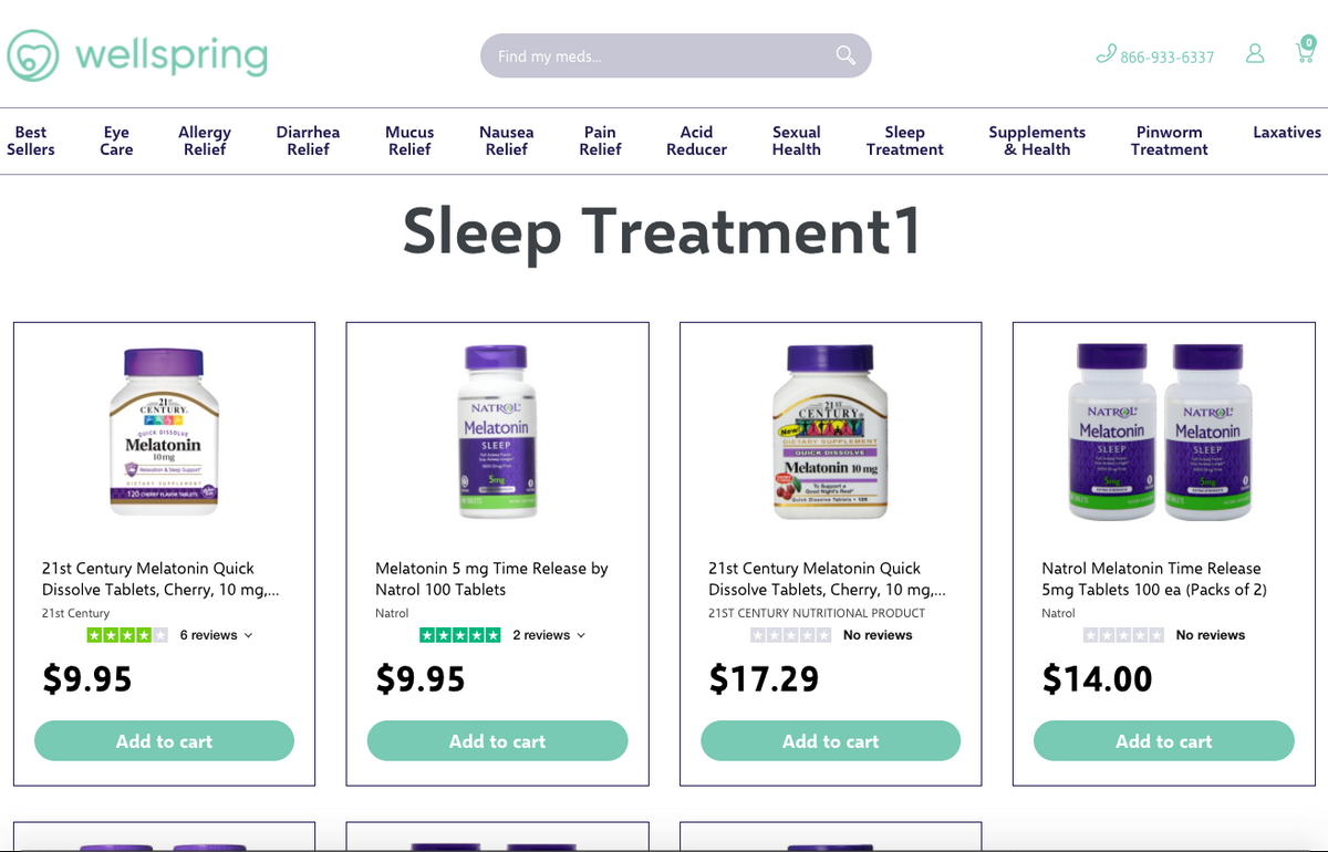 Over-The-Counter Sleeping Pills | Sleep Aids & Medications – Wellspring ...