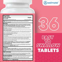 WELMATE Pain Relief - Phenazopyridine 99.5mg, 36 Tablets (Generic AZO)