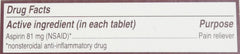 BAYER Pain Relief - Aspirin 81mg, 400 Tablets
