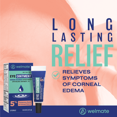 WELMATE Eye Care - 5% Sodium Chloride Ointment, 1/8 oz (Generic Muro 128)