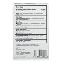 MAJOR Extra Strength Gas Relief - Simethicone 125mg, 30 Softgels (Generic Gas-X)