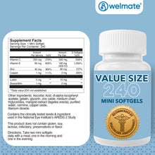 WELMATE Eye Support - AREDS 2, 240 Mini Softgels