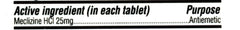 PHARBEST Nausea Relief - Meclizine 25mg, 100 Chewable Tablets (Generic Bonine) (Pack of 2)