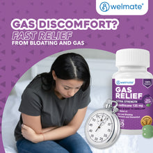 WELMATE Extra Strength Gas Relief - Simethicone 125mg, 365 Softgels (Generic Gas-X)