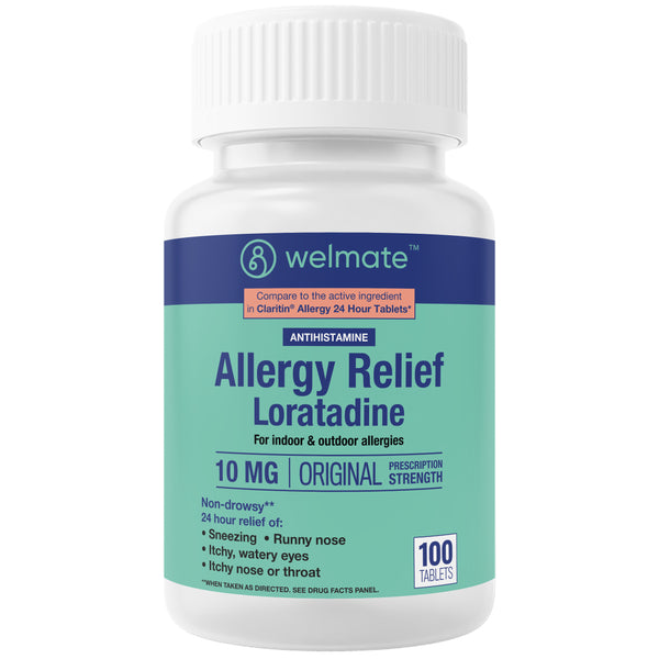WELMATE Allergy Relief Loratadine 10 mg 100 Tablets