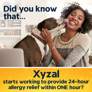 Xyzal Allergy Pills, 24-Hour Allergy Relief, Original Prescription Strength, 110 Count