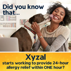 XYZAL Allergy Relief - Levocetirizine 5mg, 55 Tablets (Pack of 2)