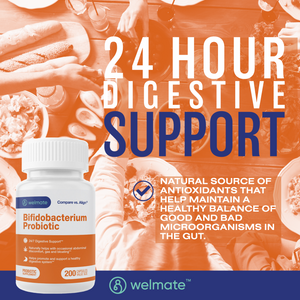 WELMATE Dietary Supplement - Bifidobacterium Probiotic Supplement, 200 Capsules (Generic Align)