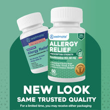 WELMATE Allergy Relief - Fexofenadine 60mg, 60 Tablets (Generic Allegra)