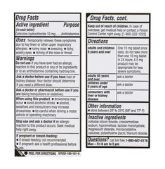 SDA LABS Allergy Relief - Cetirizine 10mg, 100 Tablets (Generic Zyrtec)