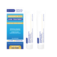WELMATE Skin Care - 0.1% Adapalene Gel, 1.6oz (Generic Differin) (Pack of 2)