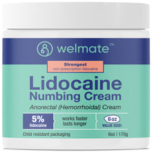 WELMATE LIDOCAINE CREAM 6oz jar