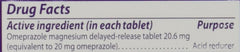 PRILOSEC Acid Reducer - Omeprazole 20.6mg, 14 Tablets (Pack of 3)