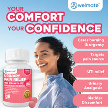 WELMATE Pain Relief - Phenazopyridine 99.5mg, 120 Tablets (Generic AZO)