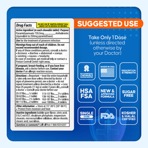 Pin-Rid | Pinworm Treatment | Pyrantel Pamoate 250 mg | 24 Chewable Tablets | Family Size