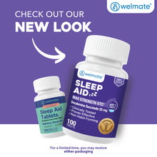 WELMATE Sleep Aid - Doxylamine Succinate 25mg, 100 Tablets (Generic Unisom)