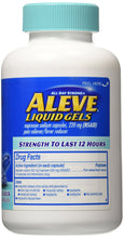 ALEVE Pain Relief - Naproxen Sodium 220mg, 160 Liquid Gels