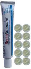 RectaSmoothe Lidocaine 5% Hemorrhoidal Anesthetic Cream, Fast Pain Relief for Hemorrhoids and Other Anorectal Disorders 1 oz. Tube