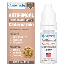 WELMATE Antifungal -1% Clotrimazole Topical Solution, 0.30 fl oz (Generic Lotrimin)