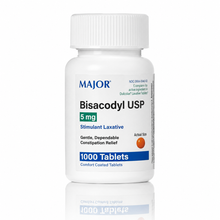 MAJOR Laxatives - Bisacodyl 5mg, 1000 Tablets (Generic Dulcolax)
