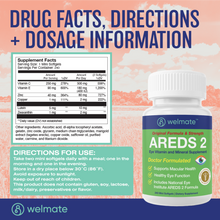 WELMATE Eye Support - AREDS 2, 240 Mini Softgels