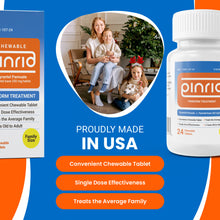 Pin-Rid | Pinworm Treatment | Pyrantel Pamoate 250 mg | 24 Chewable Tablets | Family Size