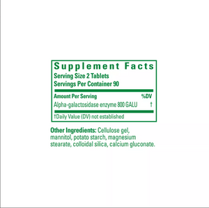 BEANO Gas Relief - Ultra 800, 180 Tablets