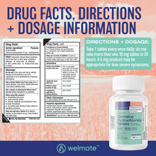 WELMATE Allergy Relief - Cetirizine 10mg, 100 Tablets (Generic Zyrtec)