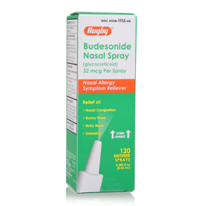 Budesonide Nasal Spray 32 mcg 120 Metered Sprays by RUGBY