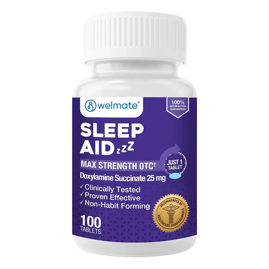 Sleep Aid
Doxylamine Succinate 
25mg, 100 Tablets