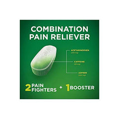 EXCEDRIN Pain Relief - Acetaminophen 250mg & Aspirin 250mg & Caffeine 65mg, 300 Caplets