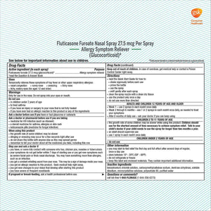 FLONASE SENSIMIST Allergy Relief - Fluticasone 27.5 mcg, 9.1 mL Nasal Spray (Pack of 3)