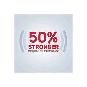 Breathe Right Extra Strength Tan Strips Reduces Snoring-Free Nasal Strips for Nasal Congestion Relief-72 Count.