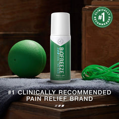 BIOFREEZE Pain Relief - Menthol 4%, 3 fl oz (Pack of 2)