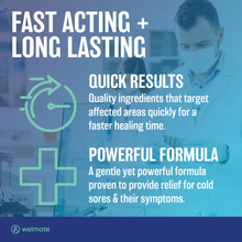 WELMATE Cold Sore Treatment - Docosanol 10%, 2g (Generic Abreva)