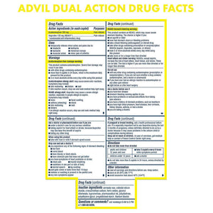 Advil Dual Action Coated Caplets, 216 ct.